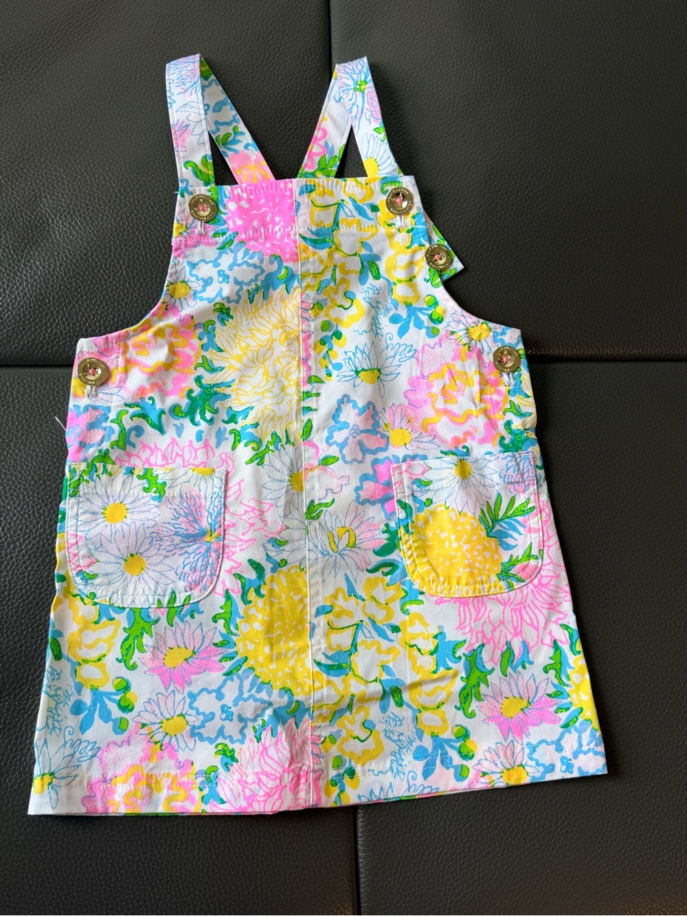 NWT Lilly Pulitzer Overall Dress Sz 4